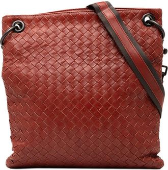 Bottega Veneta Pre-owned Bottega Veneta Leather Intrecciato Crossbody Ladies B053847900