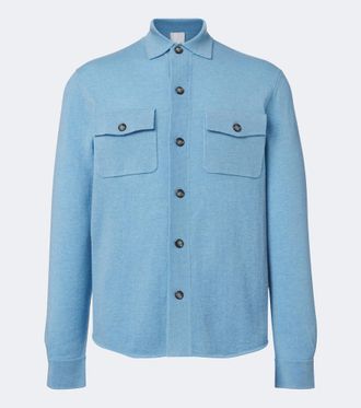 Allude Camisa de punto de lana y cachemir
