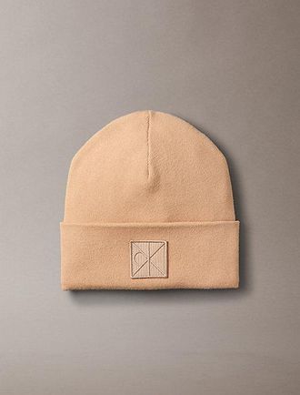Calvin Klein Gorro de punto con logo emblemático