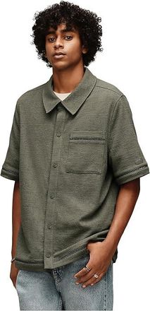 UGG Devyn Short Sleeve Shirt Mens Clothing Green Grey : 2XL, Cotton/Polyester