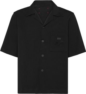 Philipp Plein Camicia a coste - Nero