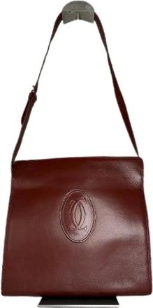 Cartier Pre-owned Shoulder Bags, female, Red, Size: ONE SIZE Pre-owned Vintage Shoulder Bag