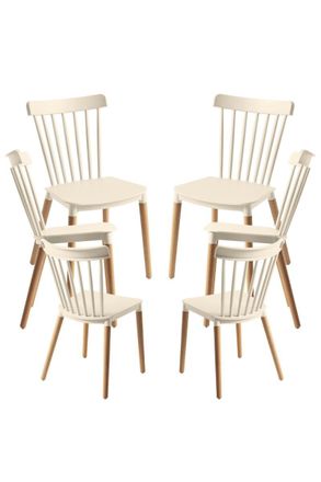 Regalos Miguel Regalos Miguel - Packs Sillas Comedor - Pack 6 Sillas Leka - Beige