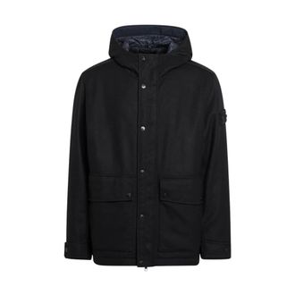 Stone Island Hombre, Chaquetas, Negro, Talla: S