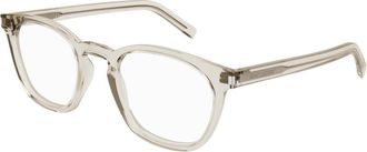 Saint Laurent SL 28 OPT Optisch Montuur - unisex - Brillen - Beige - 50 MM - Accessoires