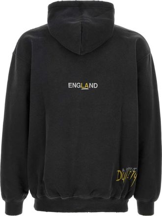 Represent Mens Hoodie Black Cotton Hoodies