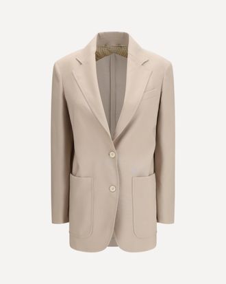 Max Mara Single-breasted wool-blend Blazer Female 40