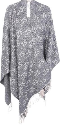Twinset Mujer, Chaquetas, Gris, Talla: ONE Size