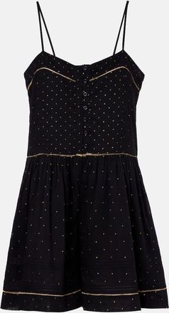 Isabel Marant Vickie polka-dot cotton romper