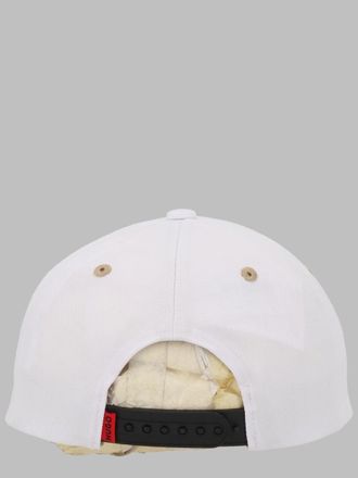 HUGO BOSS G01164K_10P Logo-Embroidered Cotton Blend Baseball Cap - White