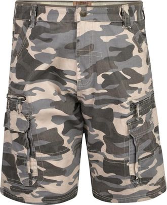 KAM Camo Cargo Shorts Combat Multi Pocket Holiday Camouflage Mens Summer Shorts by Jeanbase Charcoal 44