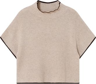 Gustav Cape - Dames - Ponchos - Beige - L - Jassen