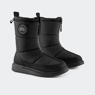 Canada Goose Womens Cypress Fold Down Puffer Boot (Women, Black, US 10)