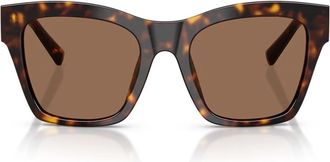 Dolce & Gabbana Square Zonnebrillen - unisex - Zonnebrillen - Bruin - 53 MM - Accessoires