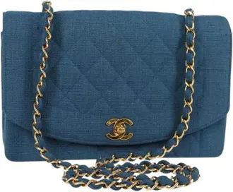 Chanel Pre-owned Tela borse-chanel - - Pre-owned - Donna - Blu - ONE SIZE
