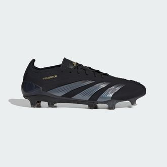 adidas adidas Performance Unisex Predator Elite Firm Ground Boots - Black - Size UK 6.5