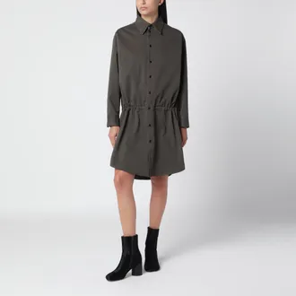 Maison Margiela Grey denim shirt dress