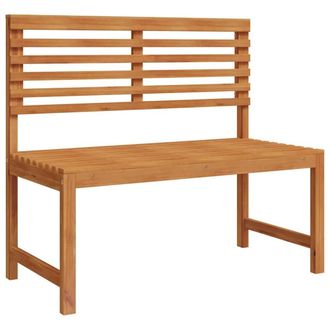 Berkfield Home Garden Bench 100x50x91 cm Solid Wood Acacia in Brown | Size: 100 x 50 x 91 cm