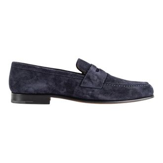 Churchs Loafers, male, Blue, Size: 11 US Heswall 2 Penny Loafer