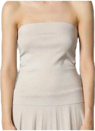 Sminfinity Fitted Bandeau Top - Dames - Tops zonder mouwen - Grijs - M - Tops