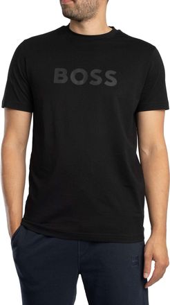 HUGO BOSS T-Shirt Met Logo, Zwart