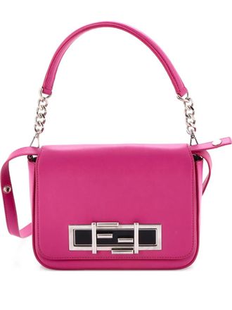 Fendi 3Baguette Convertible Crossbody Calfskin Small shoulder bag - Rosa