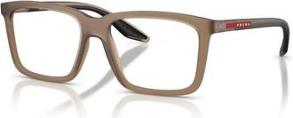 Prada PS 03Sv Optical Frame - Heren - Brillen - Bruin - 53 MM - Nylon - Accessoires