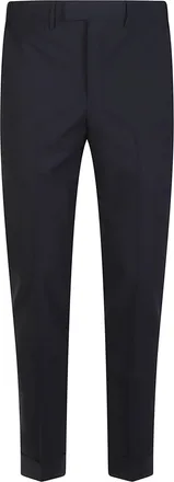 Pantaloni Torino Master Slim Fit Black Wool Pants