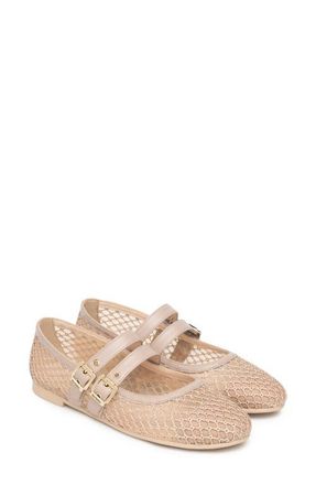Nero Giardini Mesh Ballet Flat in Rose at Nordstrom, Size 11Us
