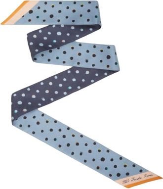 Fendi (WMNS) Fendi SS26 Wrappy Silk Scarf Light Blue FXT011AWEYF158C