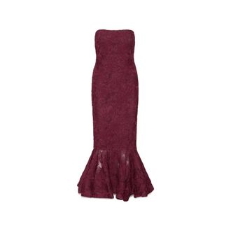 Rotate Maxi Jurk - Dames - Maxi kleedjes - Rood - S - Kleedjes