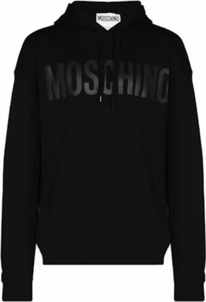 Moschino Unisex Couture Logo Hoodie In Black