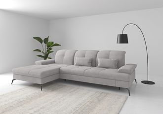 Sit&more Ecksofa »Amica, L-Form, inkl. Sitztiefenverstellung & Armteilverstellung« wahlweise mit Bettfunktion, Bettkasten und Kopfteilverstellung