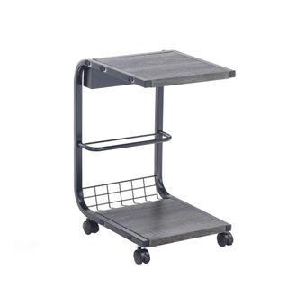 Oresteluchetta Carro multifuncional en acero negro cm. Al.55 x p.32 x l.38.5