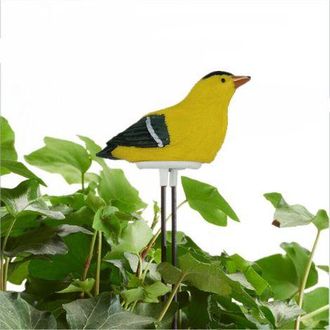 OEM Mini Detector Inteligente De Humedad Del Suelo, Ideal Para Flores Y Plantas En Maceta, Con Forma De P&aacute;jaro, 90 X 180 Mm - Amarillo