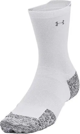 Under Armour ArmourDry Run Cushion Mid-Crew Socks White Grey 1376076-100