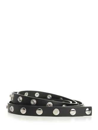 The Attico Studded Belt Cinture Nero-Donna