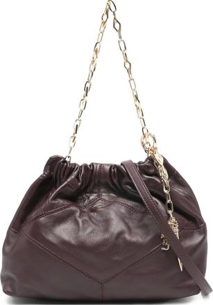 BA&SH Borsa tote con catena - Rosso