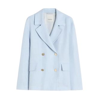 Max Mara Blazers, female, Blue, Size: XS Blazers