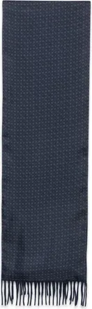 Ferragamo Geometric-print Fringed Scarf