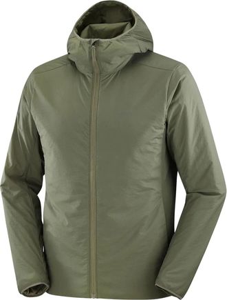Salomon hooded zip-up jacket - Green