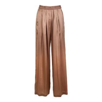 Forte_Forte Pant Elastico Wide Trousers - female - Forte Forte - Wide Trousers - Brown - M - Trousers