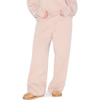 SKIMS Fleece Sweatpants in Light Fawn at Nordstrom, Size X-Large