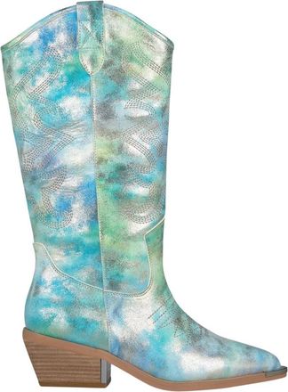 Alma En Pena Special Cowboy Boot - Dames - Cowboylaarzen - Blauw - 36 EU - Leer - Schoenen