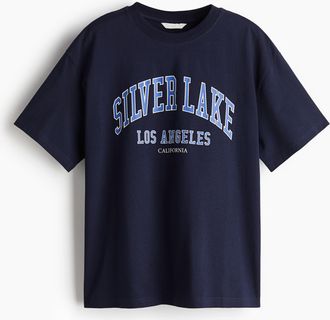 H&M Oversized T-Shirt - Blue