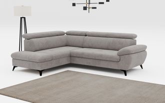 Cotta Ecksofa »Hudson L-Form« mit Kopfteilverstellung, wahlweise mit Bettfunktion & Bettkasten