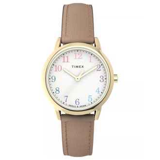 Timex Easy Reader Quartz White Dial Ladies Watch TW2W32400