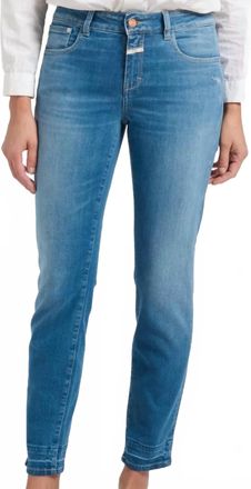 Closed Womens A Better Blue Baker Jean In Mid Blue