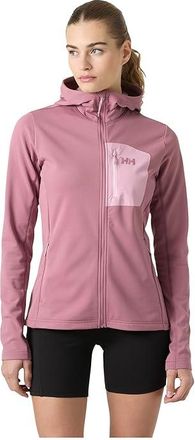 Helly Hansen Fleece Hooded Jacket Womens Sweater Wildberry : LG, Elastane/Polyester