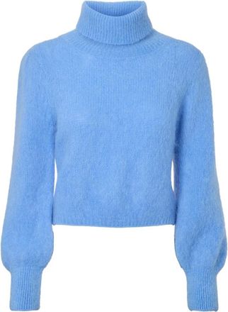 Americandreams Piro Rollneck Lange Mouwen - Dames - Coltruien - Blauw - L - Wol - Truien & Vesten